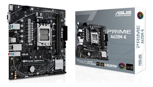 Motherboard Asus Prime A620m-k Socket Am5 Ddr5 Pcie 4.0 - Vista 8