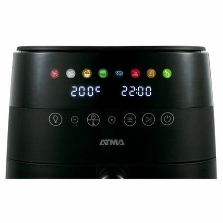Freidora De Aire ATMA FR246ABP 6LTS Digital Con Visor Negra
