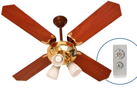 Ventilador De Techo Severbon Vta420Dc Con Luz 85W Do Ctr