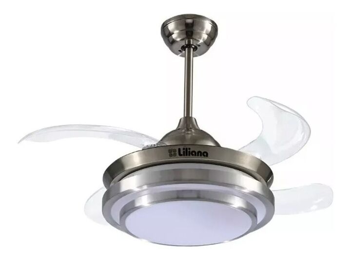 Ventilador Techo Liliana 4 Palas Retráctiles Luz Led Vtha604 - Vista 1