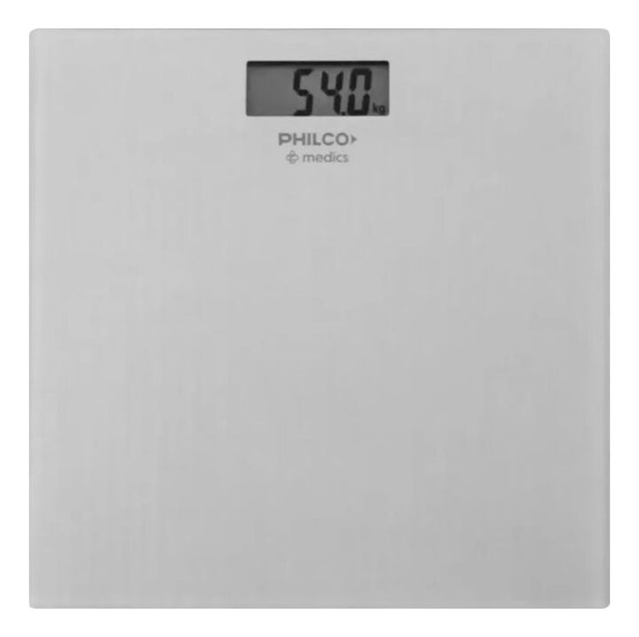 Balanza De Vidrio Templado Philco Hasta 180kg Bap2011pi Color Blanco - Vista principal