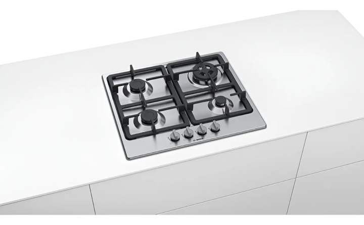 Anafe a gas BOSCH 5 hornallas 75cm Acero Inoxidable - Vista 1