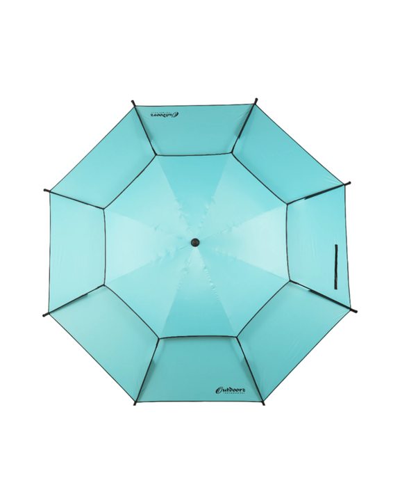 SOMBRILLA LISA 260CM U260 BLACKOUT CON RESORTE Y DOBLE CAPA CELESTE Outdoors - Vista 2