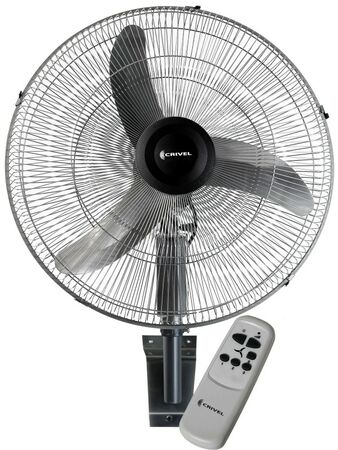 Ventilador De Pared Crivel V11 Plata 90W