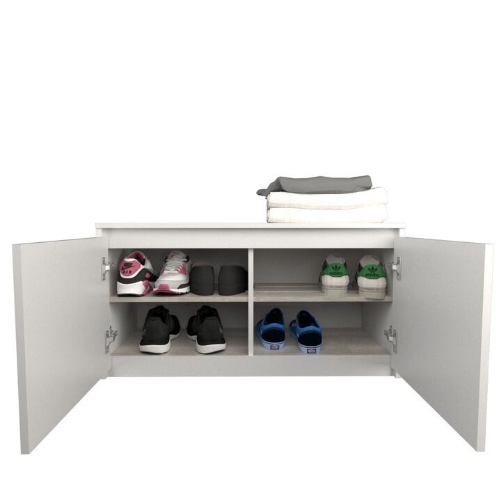 Zapatero 2 Puertas Nevado|everest Tables - Vista principal