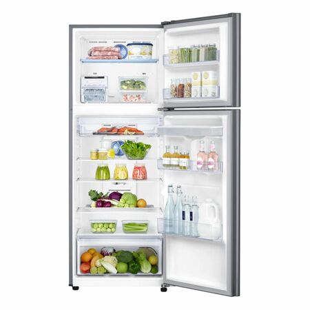 Heladera Samsung No Frost Inverter Inoxidalbe con Dispenser 382 Lts RT38