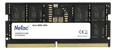 Memoria Ram 16gb Ddr5 4800mhz Netac Basic Sodimm Notebook