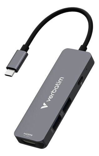 Hub Verbatim Multipuerto Usb-c Essentials 4 Puertos - Vista principal