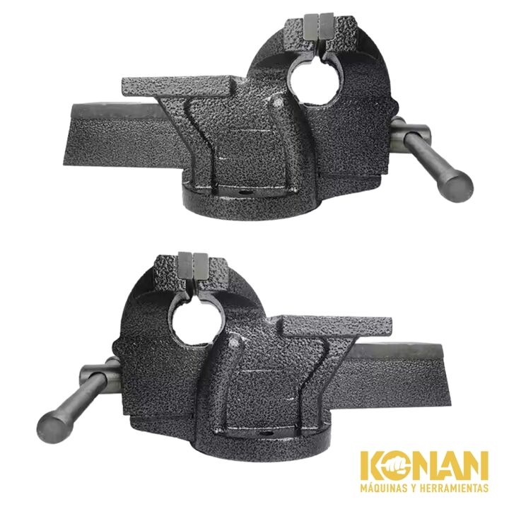 Morsa De Banco Konan de 4'' Con Yunque - Vista 7