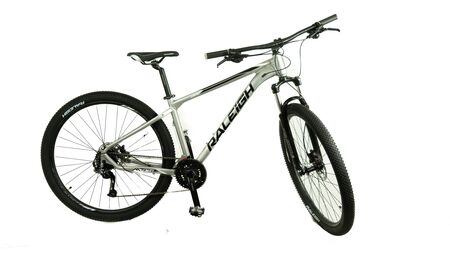 Bicicleta Raleigh Mojave 4.5 Talle 17"-M_ Gris-Negro_ Cuadro de aluminio_24vel._Frenos Hidraulicos _ Rodado 29_ Linea 2026