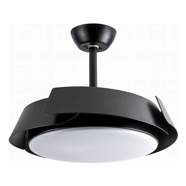 Ventilador De Techo Protalia Rectractil Negro - Vista 2