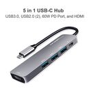 Hub Usb C Argomtech 5 En 1 A00594 Usb3.0 Usb2.0 Hdmi 4k - Miniatura 6