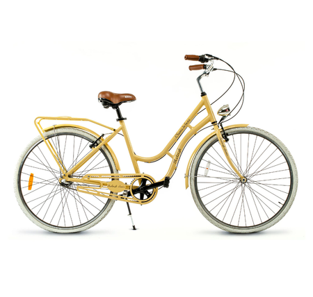 Bicicleta Raleigh Classic D - Paseo - Beige - Talle 17"-M - Cuadro de Aluminio - Shimano Nexus 3Vel. - Rodado 28"