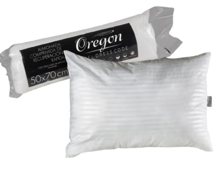 Almohada Alta Recuperacion Blanco Compactada Oregon 1822008 - Vista principal