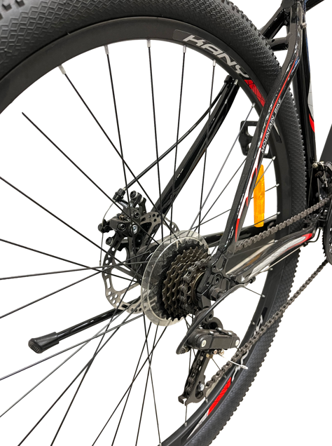 BICICLETA KANY ROD 29 - BK-AL2901 - 21 SPEED, ALUM, TALLE L 19", FRENOS DISCO, 29 2.10, NEGRA - Vista 4