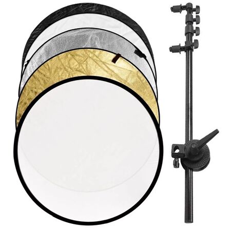 Kit de Pantalla Reflectora 5 en 1 + Soporte Gadnic
