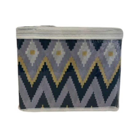 Juego de sabanas estampado 2 plazas y media 200x140x25