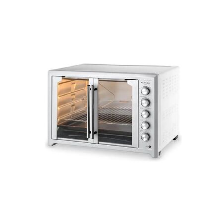 Horno Eléctrico Alpaca Alphe-65L Con Puerta Francesa Gris