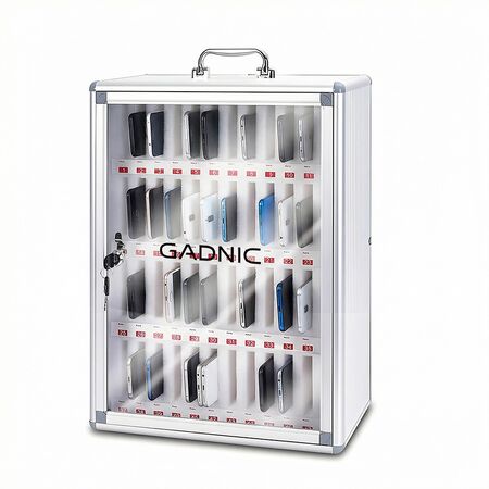 Gabinete Para Celulares Gadnic x48 Puerta Acrílica Interior Acolchado