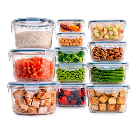 Set x 12 Tapers Gadnic Recipiente Herméticos Organización Cocina