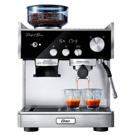 Cafetera Oster Espresso EM7400, Barista Perfect Brew Maxima