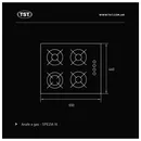 Anafe TST Spezia 4 Hornallas - Miniatura 3