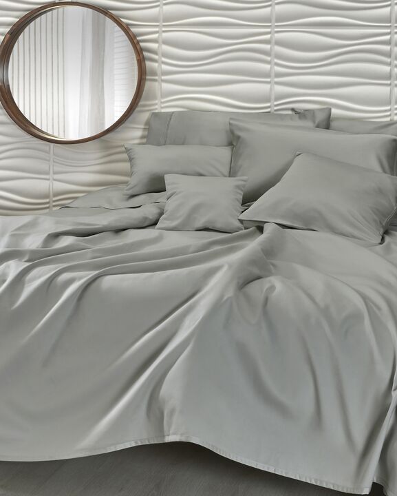Juego De Sabanas Danubio 1000 hilos - Queen - Color Gris - Vista 5