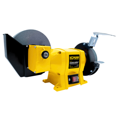 Amoladora De Banco Combinada Konan Con Afilador 250w