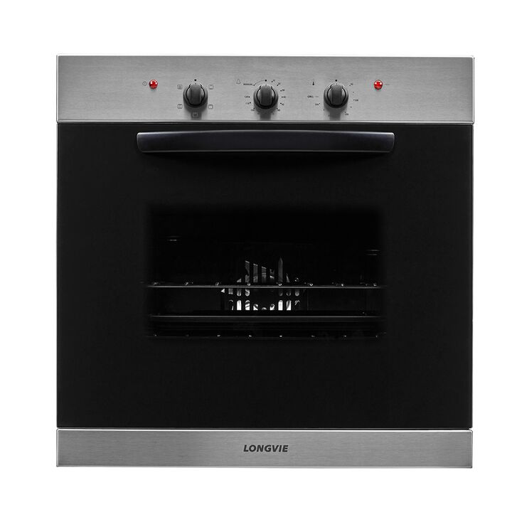 Horno electrico LONGVIE HE1500X acero inox empotrable - Vista principal