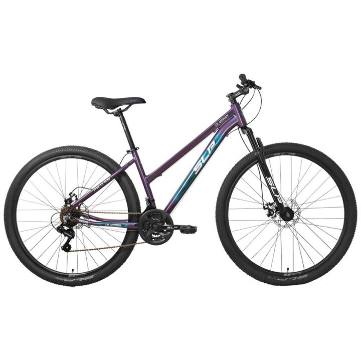 Bicicleta Mtb Slp 10 Pro Woman R29 Talle 18 Violeta-Gris-Verde - Vista 1
