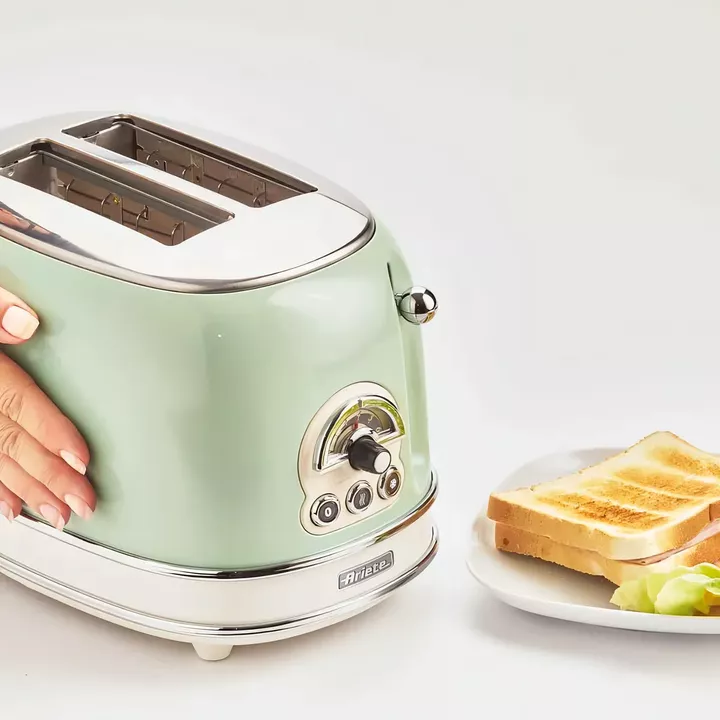 Tostadora Eléctrica Ariete Vintage Verde 2 Ranuras - Vista 3