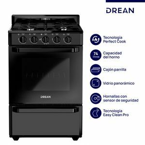 COCINA DREAN CD5602ANO 56CM MG NEGRA CLUZ ENC - 4609356
