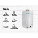 Termotanque Multigas Escorial 45lts Conexión Superior Blanco - Miniatura 5