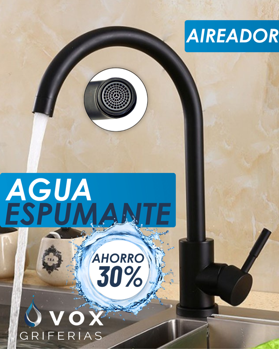 Griferia De Cocina Canilla Monocomando Vox Pico Cisne - Vista 4