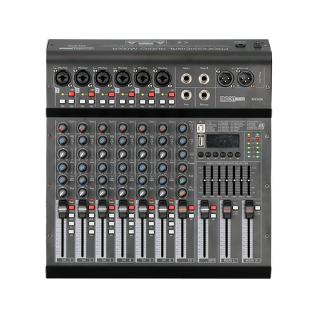 MIXER MOON AUDIO  PRO MC606 Negro