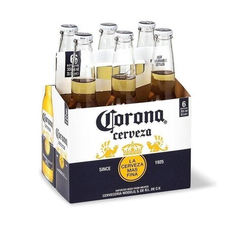 Cerveza Corona Botella 330cc - 6 pack