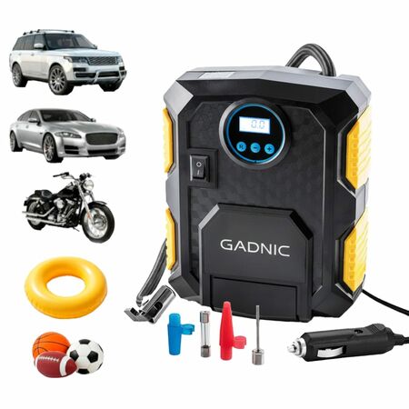 Compresor De Aire  Gadnic 12V Inflador Portable 150 psi