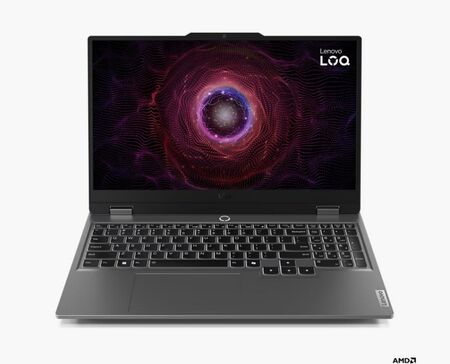 NOTEBOOK LENOVO LOQ 15ARP9 FHD R7 24GB 512GB RTX4050 W11 (83JC004VAR)
