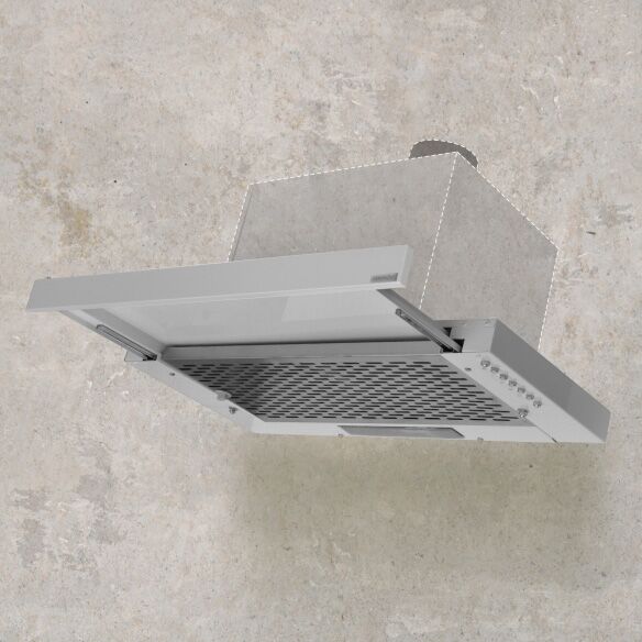 Campana Llanos Extensible - 60cm Negro - Vista 3