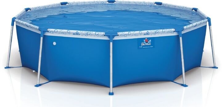 Pileta Estructural Tiburoncito Redonda De Lona 4500 Litros - Vista principal