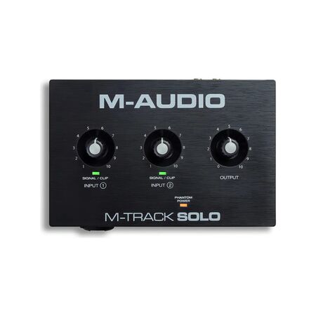 Interface de audio & midi	M-AUDIO	MTRACKSOLO	NEGRO