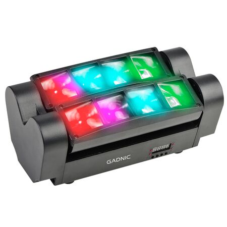 Cabezal Mini De Araña Gadnic LH40RGB de Luz LED