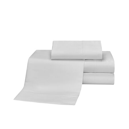 Juego De Sabanas Danubio 1000 hilos - 2 Plazas - Color Blanco