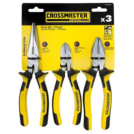 Set Pinzas 3 Pcs Crossmaster