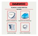 Plancha Vaporizador Vertical Daewoo Dgs5030 Portatil 1200w - Miniatura 4