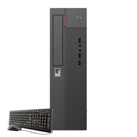 Pc Tecnobrand Intel i7-12700 16GB RAM 480GB SSD Sin Windows con mouse y teclado Trust PCTBI716G480SN