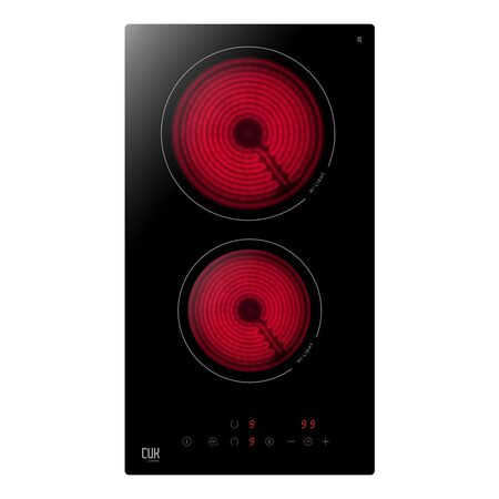 Anafe Vitrocerámico Cuk by Gadnic Eléctrico 2 Hornallas