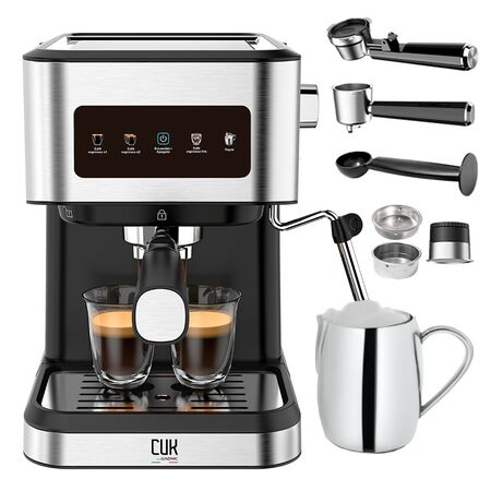 Cafetera Express Gadnic 3 en 1 20 Bares Panel Táctil Vaporizador Depósito 15L