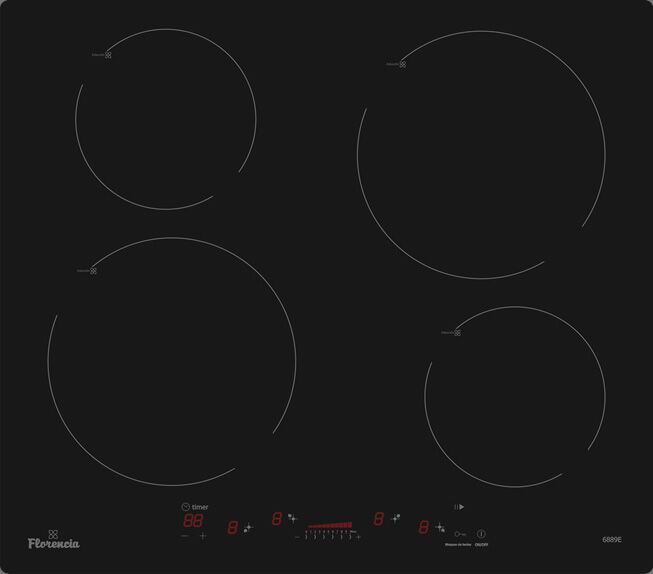 Anafe Electrico 4 hornallas Florencia 6889E - Vista principal