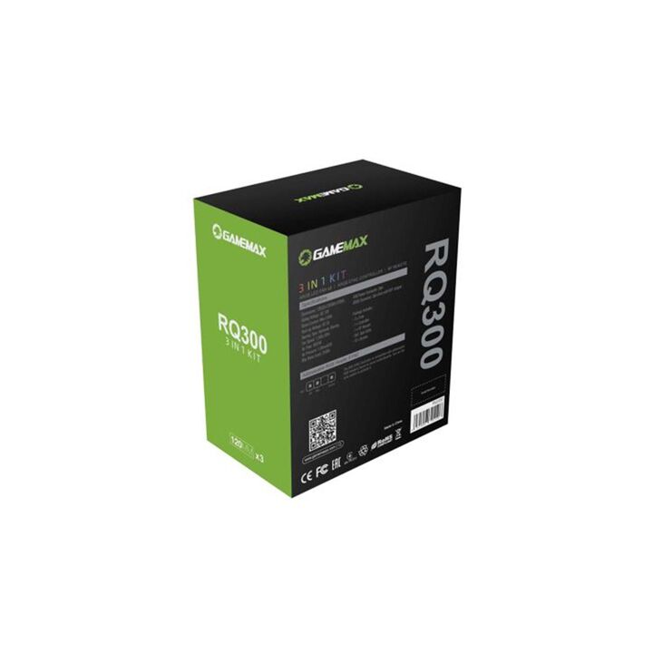 Fan Coolers Gamemax RQ300 Kit x3 Fans Argb 12Cm - Vista 2